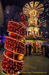 Christmas decorations in Potsdamer Platz